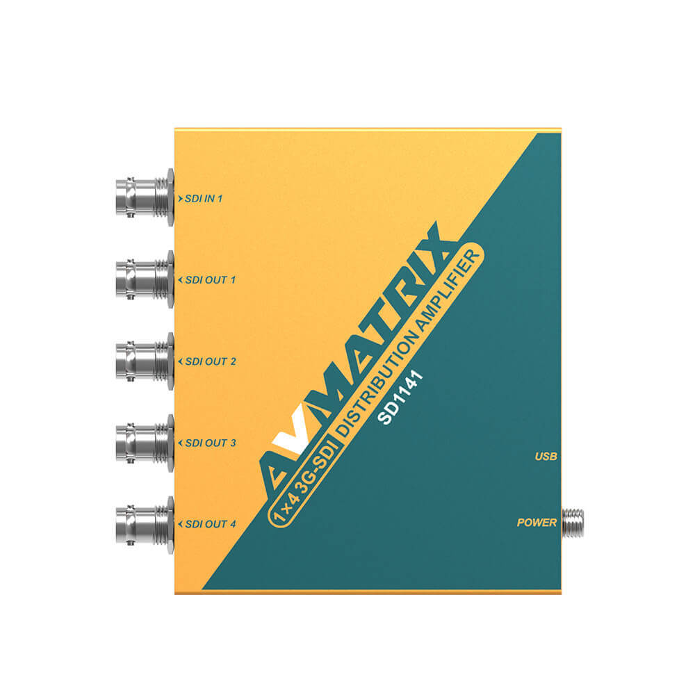 SD1141 - 1x4 SDI Reclocking Distribution Amplifier