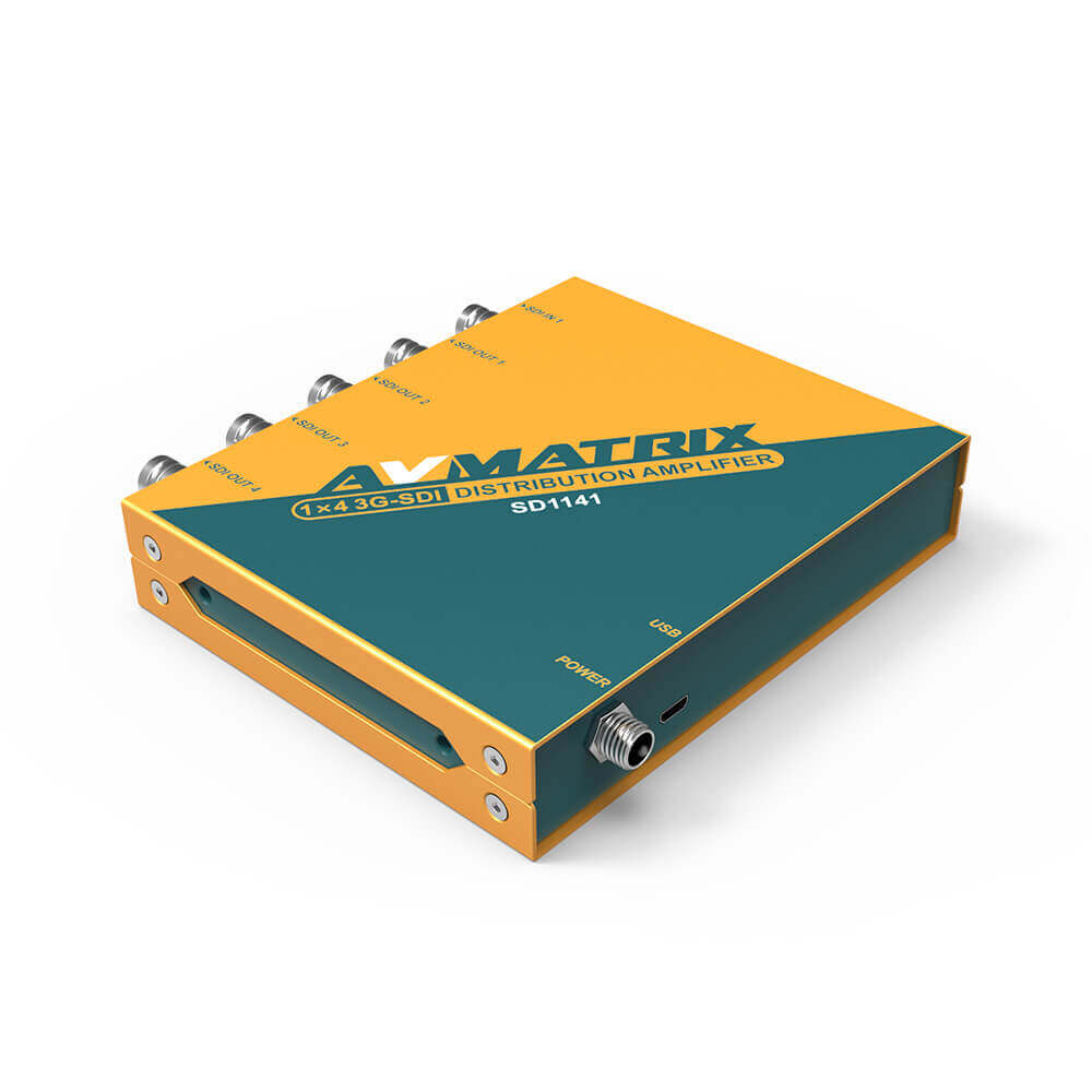 SD1141 - 1x4 SDI Reclocking Distribution Amplifier