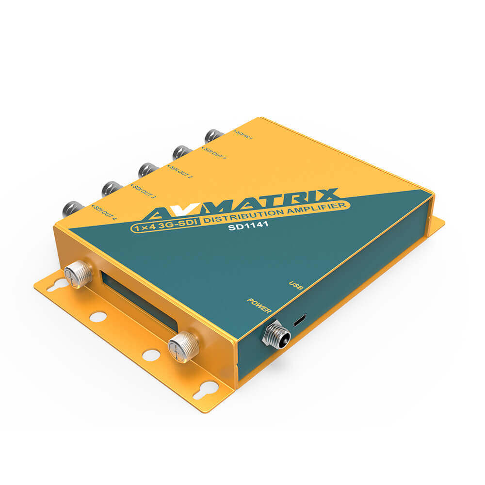 SD1141 - 1x4 SDI Reclocking Distribution Amplifier