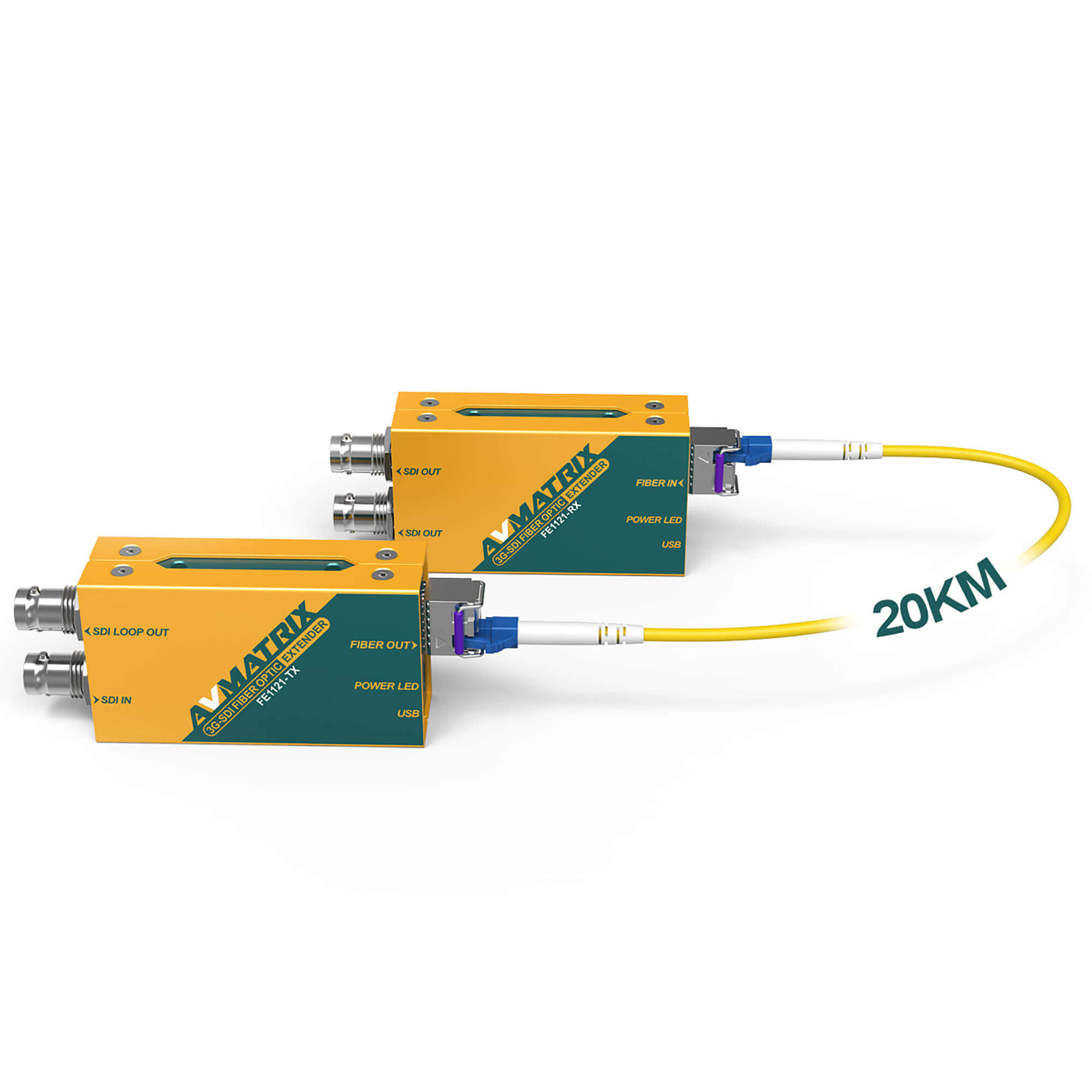 FE1121 - 3G-SDI Fiber Optic Extender