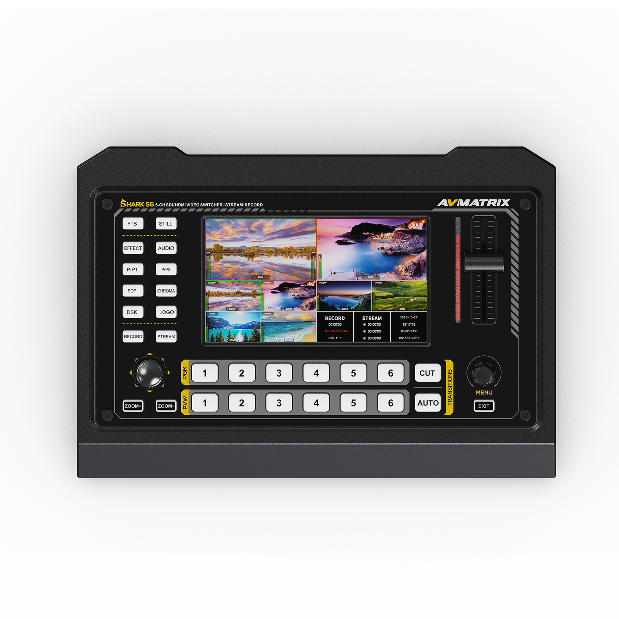 SHARK S6 - 6-CH HDMI/SDI Video Switcher