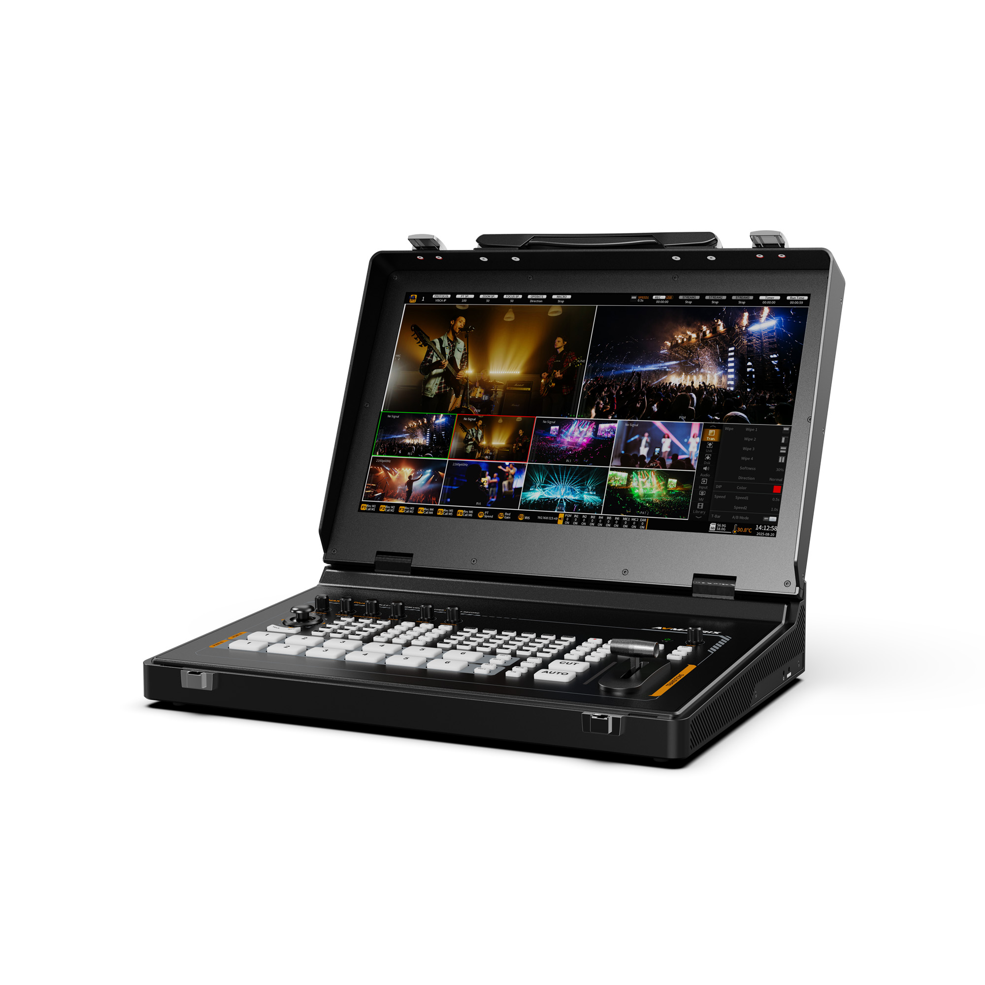 SHARK S6 PLUS - 17.3" 6CH SDI/HDMI Portable Video Switcher