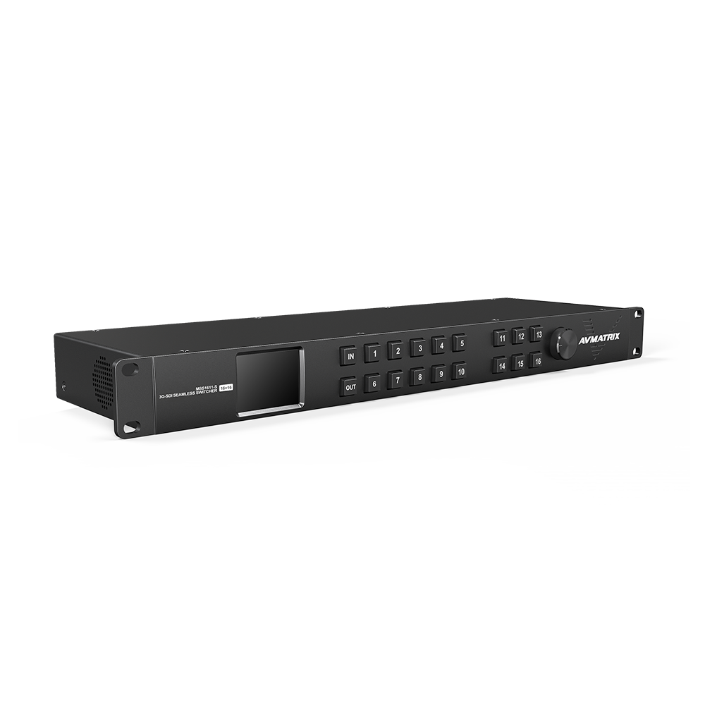 MSS1611-S - 16x16 SDI Seamless Matrix Switcher
