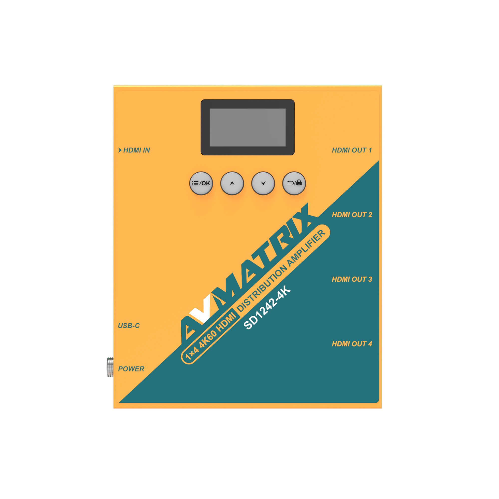 SD1242-4K - 1x4 4K60 HDMI Distribution Amplifier