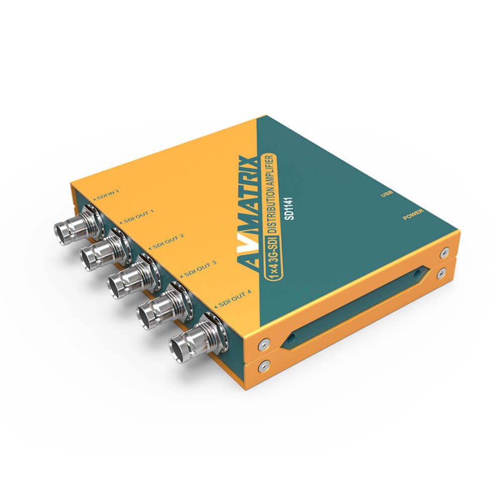 SD1191 - 1x9 SDI Reclocking Distribution Amplifier